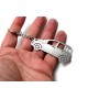Keychain Fiat Panda III 2011-2024 - (type STEEL)